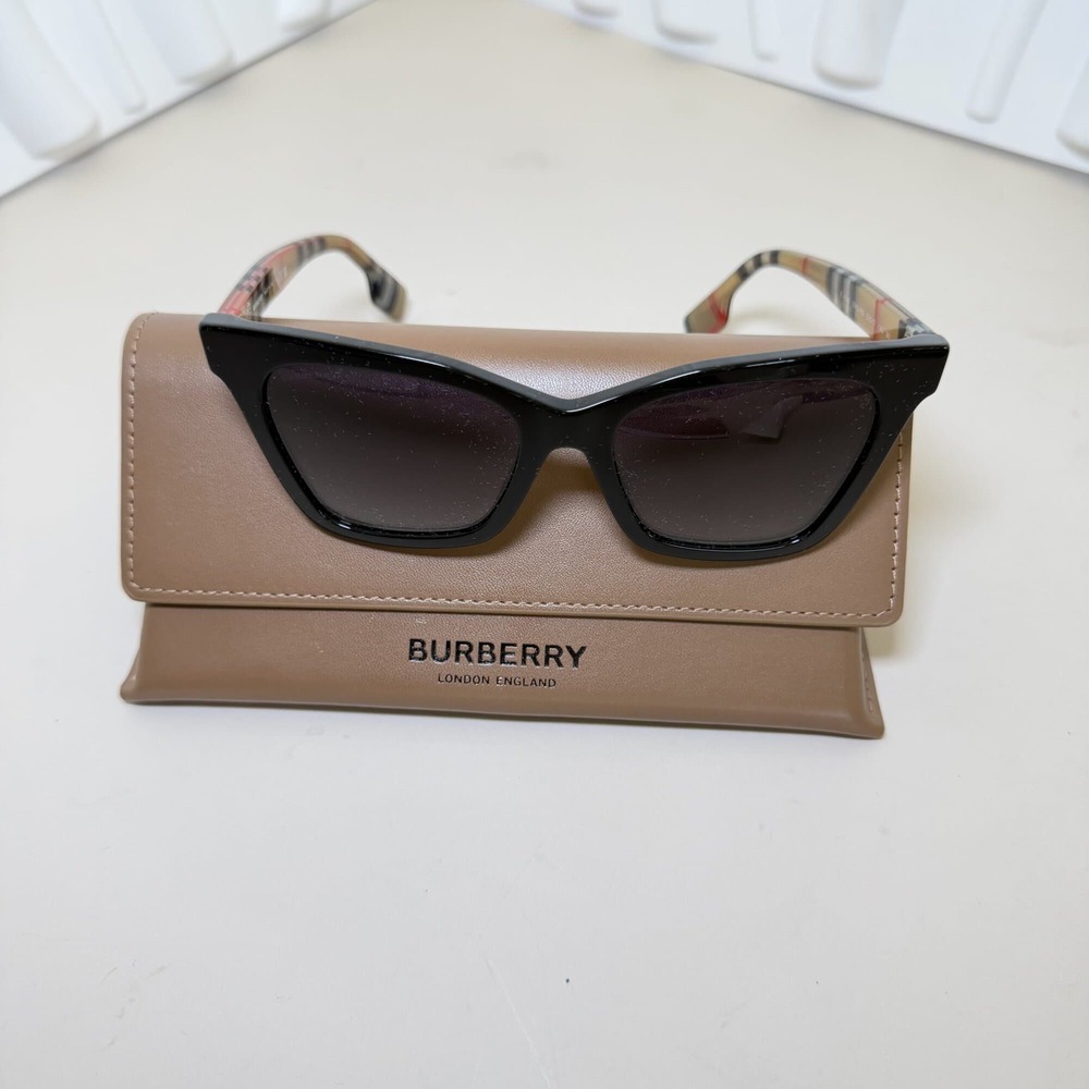 Burberry Elsa BE4346 Cat-Eye Sunglasses size 53/17/140 NWT